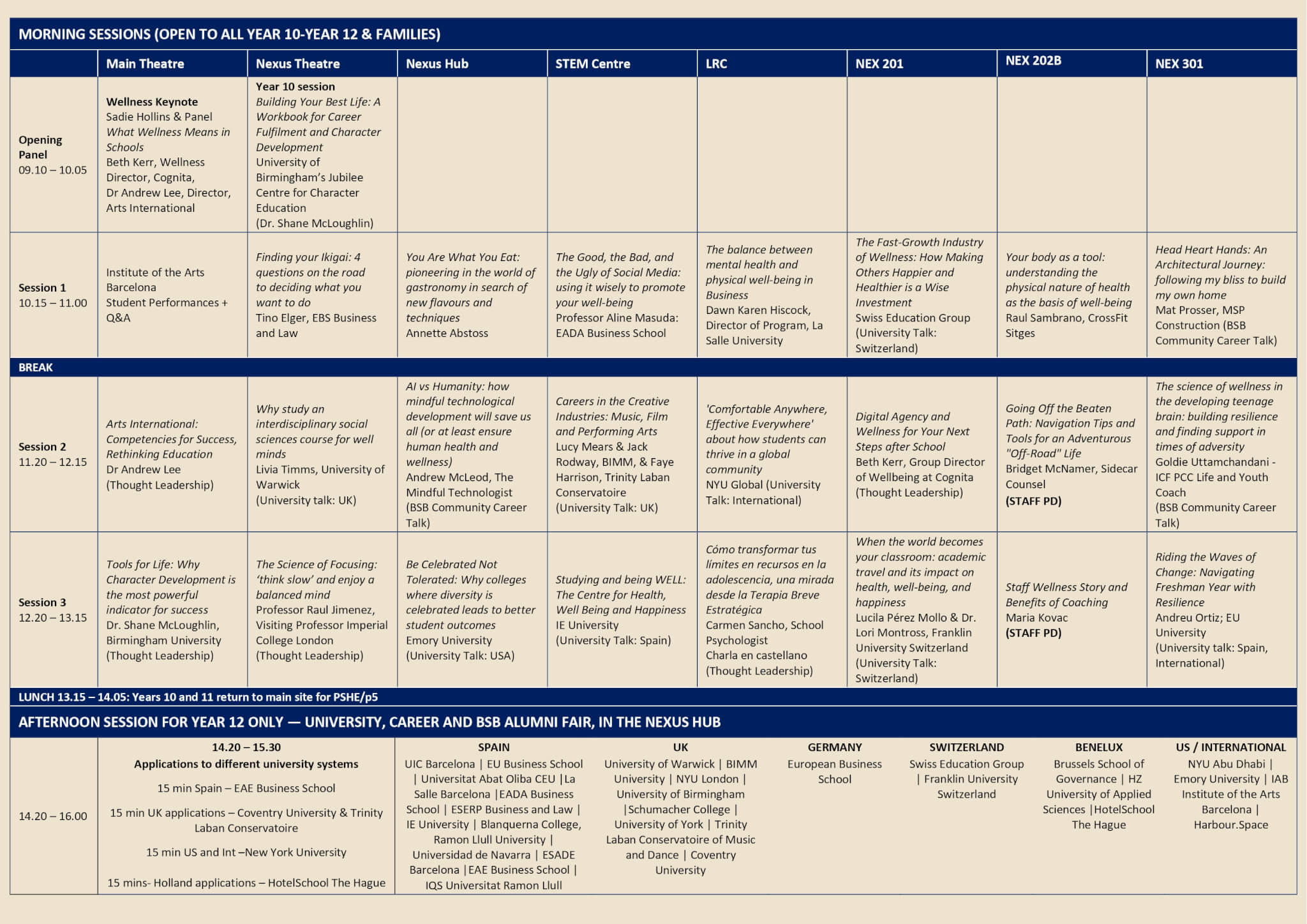 FINAL PUBLIC BSB Futures Festival - Event Programme 2023